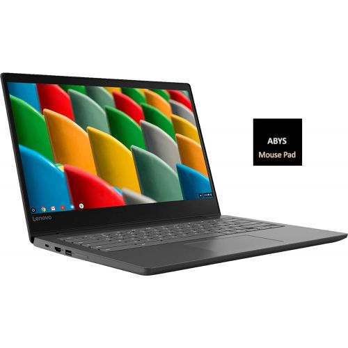 레노버 Newest Lenovo S330 14 HD Chromebook Laptop PC, MediaTek MT8173C Quad-Core Processor, 4GB DDR3, 32GB eMMC SSD, Webcam, Media Card Reader, HDMI, Bluetooth, WiFi, Chrome OS, ABYS Mous