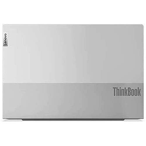 레노버 2021 Lenovo ThinkBook 15 Gen 2, 11th Gen Intel i7-1165G7, 512GB SSD, 16GB DDR4 RAM, 15.6 FHD (1920 x 1080) IPS, Anti-Glare, Thunderbolt 4, Win 10 Pro - Mineral Grey