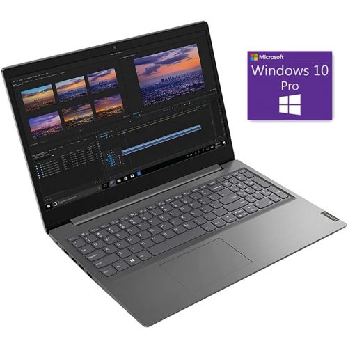 레노버 2021 Newest Lenovo V15 Business Laptop, 15.6 Full HD Screen, Intel Core i5-1035G1, Wi-Fi, Webcam, Office Trial, Windows 10 Pro, WOOV 32GB MSD Card (8GB RAM 256GB SSD 1TB HDD)