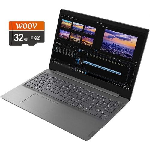 레노버 2021 Newest Lenovo V15 Business Laptop, 15.6 Full HD Screen, Intel Core i5-1035G1, Wi-Fi, Webcam, Office Trial, Windows 10 Pro, WOOV 32GB MSD Card (8GB RAM 256GB SSD 1TB HDD)