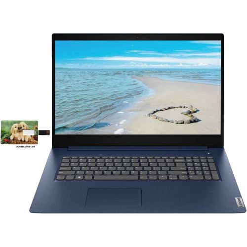 레노버 Newest Lenovo IdeaPad 3 17.3 HD Business Laptop, 10th Gen Intel Core i5-1035G1 (Beat i7-8550U), 16GB RAM 256GB SSD, for Business and Student, Webcam Windows 10 Pro 32GB Tela USB Ca