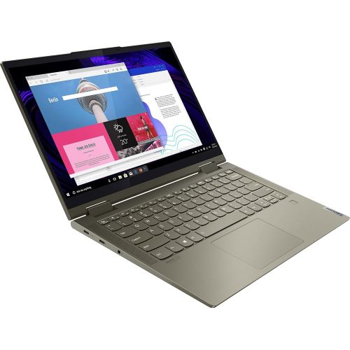 레노버 Lenovo - Yoga 7i 2-in-1 14 Touch Screen Laptop - Intel Evo Platform Core i5 - 8GB Memory - 512GB Solid State Drive - 82BH000 - TWE Cloth (12GB 512GB SSD)