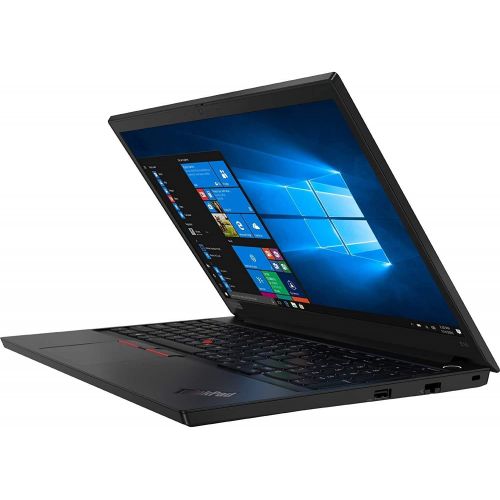 레노버 2021 Newest Lenovo Thinkpad E15 Business Laptop, 15.6 FHD IPS Display, Intel Core i7-10510U, 16GB RAM Memory, 512GB PCIe NVMe SSD, Webcam, Zoom Meeting, Windows 10 Pro, Black