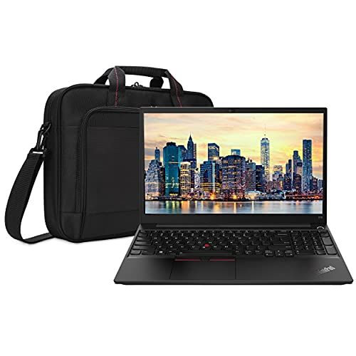 레노버 Lenovo ThinkPad E15 Gen 2-are 20T80036US 15 inch Notebook PC Bundle with Ryzen 7 4800U, 8GB DDR4, 256GB SSD, Radeon Graphics, Webcam, Stereo Speakers, Microphone, Windows 10 Pro, a