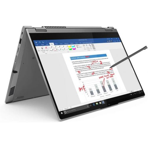 레노버 Lenovo ThinkBook 14s Yoga 2-in-1 Laptop with 14.0 FHD IPS Touchscreen, Intel 11th Gen i7-1165G7 Processor, 24GB RAM, 1TB SSD, Fingerprint Reader, Pen, Backlit Keyboard, WiFi 6, and