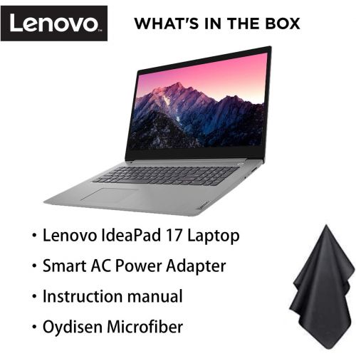 레노버 Lenovo IdeaPad Laptop (2021 Latest Model), 17.3 HD+ Display, AMD Ryzen 7 4700U 8-Core Processor (Beats i7-10750H), 20GB RAM, 512GB PCIe SSD, Fingerprint Reader, Webcam, Bluetooth,