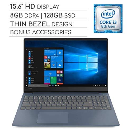 레노버 Lenovo IdeaPad 330s 2019 Laptop Notebook 15.6 Thin Bezel HD Computer, Intel Core i3-8130U 2.2GHz, 8GB DDR4, 128GB SSD, Wi-Fi,Bluetooth,Webcam,HDMI,USB 3.1-C, Windows 10, No DVD-RW,