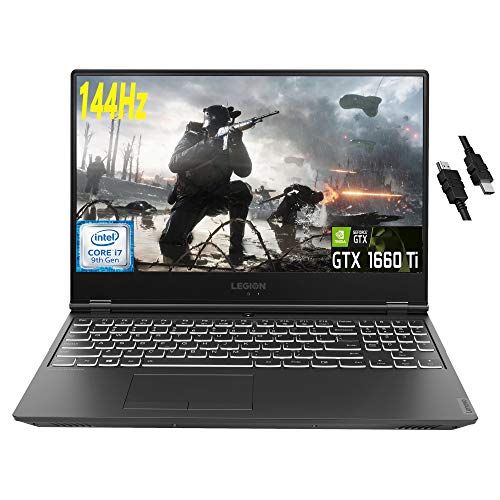 레노버 Flagship Lenovo Legion Y540 Gaming Laptop 15.6 FHD IPS 144Hz Display 9th Gen Intel Hexa-Core i7-9750H 32GB RAM 1TB SSD GeForce GTX 1660 Ti 6GB Backlit USB-C Dolby Win10 + HDMI Cabl