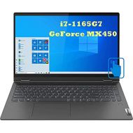 Lenovo IdeaPad 15.6 FHD IPS Touchscreen Laptop, i7-1165G7, Backlit Keyboard, Webcam, WiFi 6, HDMI, USB-C, GeForce MX450, Win 10, Tikbot 32GB SD Card (16GB RAM 1TB PCIe SSD)