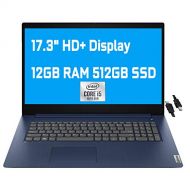 Flagship 2021 Lenovo IdeaPad 3 Business Laptop 17.3 HD+ Display 10th Gen Intel 4-Core i5-1035G1 (Beats i7-8665U) 12GB RAM 512GB SSD Intel UHD Graphics Fingerprint Dolby Win10 + HDM