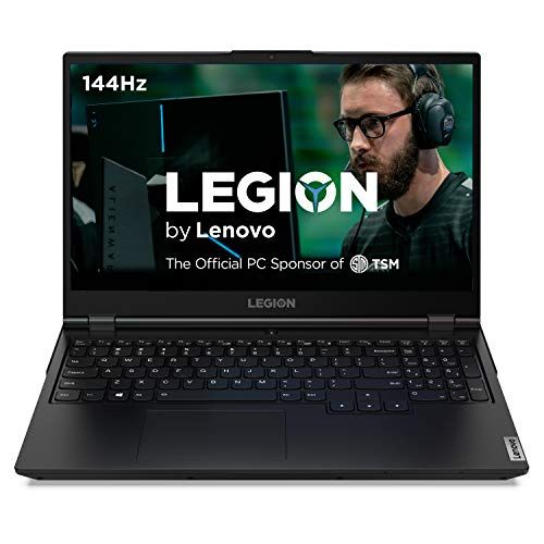 레노버 Lenovo Legion 5 Gaming Laptop, 15.6 FHD (1920x1080) IPS Screen, AMD Ryzen 7 4800H Processor, 16GB DDR4, 512GB SSD, NVIDIA GTX 1660Ti, Windows 10, 82B1000AUS, Phantom Black