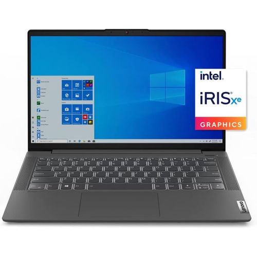 레노버 Lenovo IdeaPad 5 14 FHD Laptop Intel Core i5-1135G7 (Beats i7-1065G7) Wi-Fi 6 Intel Iris Xe Graphics 16GB RAM 512GB SSD Type-C Webcam Backlit KB Fingerprint w/ Tikbot Accessories