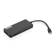 Lenovo USB-C 7-in-1 Hub, with USB-C Laptop Charging Port, USB 3.1, USB 2.0, HDMI, TF Card Reader, SD Card Reader, GX90T77924, Iron Grey