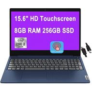 Lenovo IdeaPad 3 Laptop 15.6 HD Touchscreen 10th Gen Intel Core i3-10110U (Beats i5-8200Y) 8GB RAM 256GB SSD Intel UHD Graphics Dolby Win10 + HDMI Cable