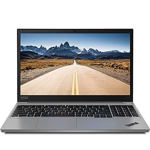 레노버 2020 Lenovo ThinkPad E15 15.6 FHD Full HD (1920x1080) IPS Business Laptop (Intel Quad Core i7-10510U, 16GB DDR4 RAM, 512GB PCIe SSD) Type-C, HDMI, RJ-45, Windows 10 Pro Silver + 50