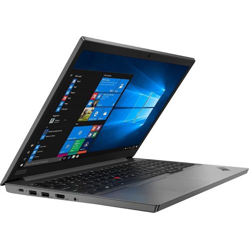 레노버 2020 Lenovo ThinkPad E15 15.6 FHD Full HD (1920x1080) IPS Business Laptop (Intel Quad Core i7-10510U, 16GB DDR4 RAM, 512GB PCIe SSD) Type-C, HDMI, RJ-45, Windows 10 Pro Silver + 50