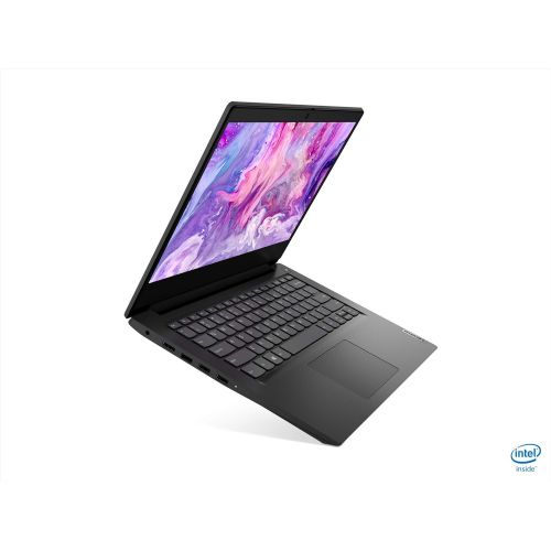 레노버 Newest Lenovo Ideapad 3 14 HD Display Premium Laptop, Intel Pentium Gold 6405U 2.4 GHz, 8GB DDR4 RAM, 128GB SSD, Bluetooth 5.0, Webcam,WiFi,, HDMI, Windows 10 S, Black + AllyFlex M