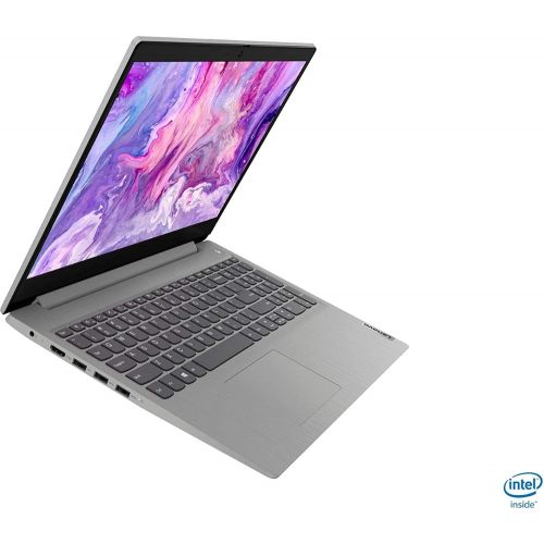 레노버 Lenovo - IdeaPad 3 15 Laptop - Intel Core i3-1005G1-8GB Memory - 256GB SSD - Platinum Grey - 81WE011UUS