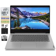 2021 Newest Lenovo IdeaPad 3 14 FHD Screen Laptop Computer, Intel Quad-Core i5-1035G1 Up to 3.6GHz (Beats i7-8550U), 20GB DDR4 RAM, 512GB PCI-e SSD, Webcam, WiFi, HDMI, Windows 10