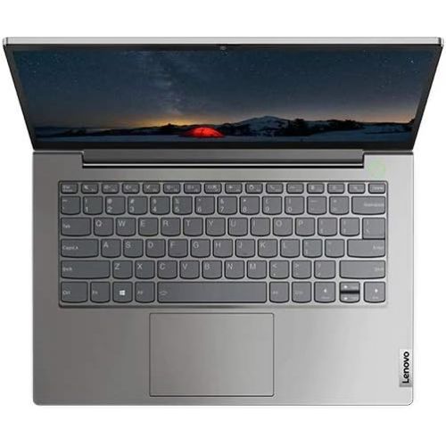 레노버 2021 Lenovo ThinkBook 14 Gen 2, 11th Gen Intel i7-1165G7, 512GB SSD, 16GB DDR4 RAM, 14 FHD (1920 x 1080) IPS, Anti-Glare,300 nits, Thunderbolt 4, Win 10 Pro - Mineral Grey