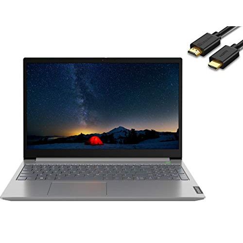 레노버 Lenovo ThinkBook 15 15.6 IPS FHD (1920x1080) Business Laptop (Intel Quad Core i7-1065G7, 32GB DDR4, 1TB SSD) Backlit, Fingerprint, Type-C, RJ-45, Windows 10 Pro, IST Computers HDMI