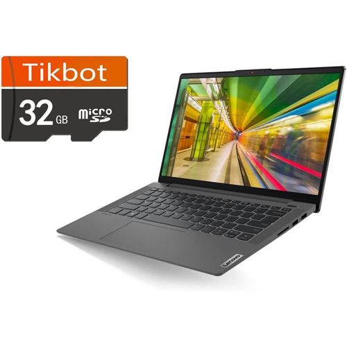 레노버 Newest Lenovo IdeaPad 5 Laptop,14 FHD IPS,Ryzen 7 4700U(Beats i7 10710U) Upto 4.1 GHz,Wi Fi 6, Backlit KB, Webcam, Fingerprint, USB C, Tikbot 32GB SD Card, Windows 10 (16GB RAM 512