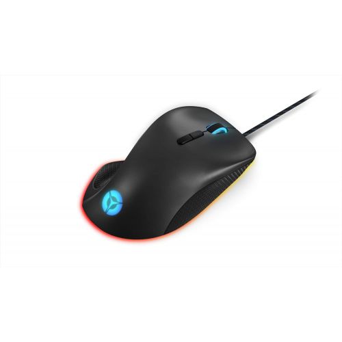 레노버 Lenovo Legion M500 RGB Gaming Mouse, Up to 16000 DPI 50G 400Ips, 7 Programmable Buttons, 3 ZONE 16.8Milion Colors RGB, 10G optional Magnet Weight, 3 Onboard Profile, 50 Million L/R