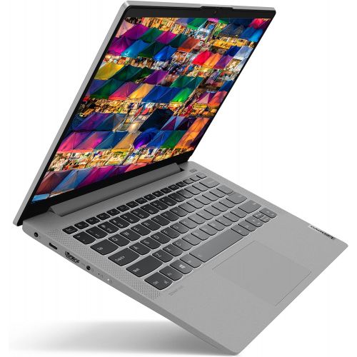 레노버 Lenovo IdeaPad 5 14 14 FHD Laptop Computer, Intel Quad Core i5 1035G1 up to 3.6GHz, 8GB DDR4 RAM, 256GB PCIe SSD, WiFi 6, Bluetooth 5.1, Type C, Webcam, Platinum Grey, Windows 10,