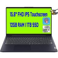 Latest 2020 Lenovo IdeaPad 5 15 Business Laptop Intel Quad Core i7 1065G7 15.6 FHD IPS Touchscreen Display 12GB DDR4 1TB SSD Fingerprint Backlit Keyboard Dolby USB C Win 10 + HDMI