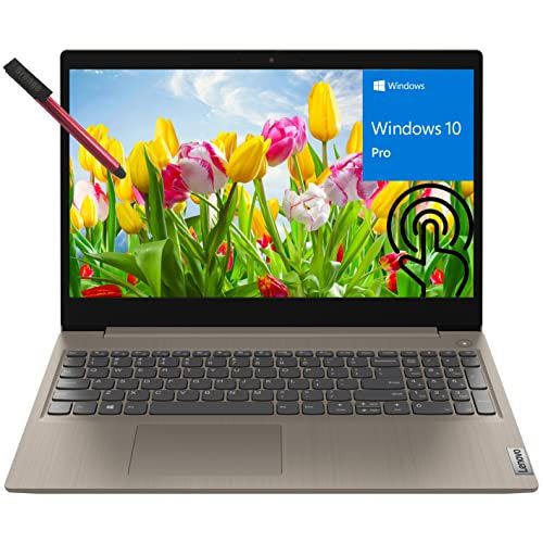 레노버 Lenovo IdeaPad 3 15 15.6 Touchscreen Windows 10 Pro S Business Laptop, Intel Core i3-1115G4 (Beat i5-8365U), 36GB DDR4 RAM, 2TB PCIe SSD, 802.11AC WiFi, Bluetooth 5.0, Almond, 64GB