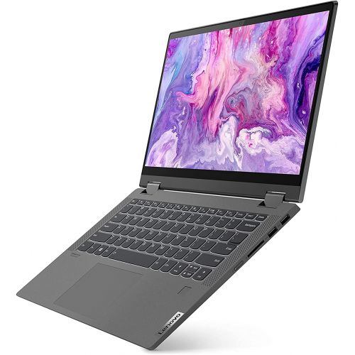 레노버 Lenovo Flex 5 14 2-in-1 Laptop, 14 FHD Touch Display, 6-Core AMD Ryzen 5 5500U, AMD Radeon Graphics, WiFi6, Backlit KB, Digital Pen, Windows 10H, Grey (16GB512GB SSD)