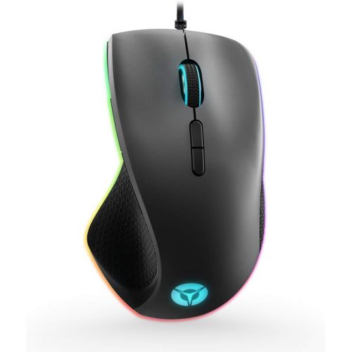 레노버 Lenovo Legion M500 RGB Gaming Mouse, Up to 16000 DPI 50G 400Ips, 7 Programmable Buttons, 3 ZONE 16.8Milion Colors RGB, 10G optional Magnet Weight, 3 Onboard Profile, 50 Million L/R