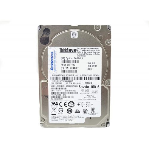 레노버 03T7739 Lenovo 900GB 10K 6Gbps SAS 2.5 Hard Drive (Renewed)