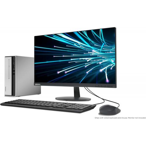 레노버 Lenovo IdeaCentre 3 Desktop Tower, AMD Athlon Silver 3050U Processor, AMD Radeon Graphics, 4GB DDR4, 256GB SSD, WiFi 802.11, Bluetooth, HDMI, 8 USB Ports, Windows 10, 90NT0000US, S