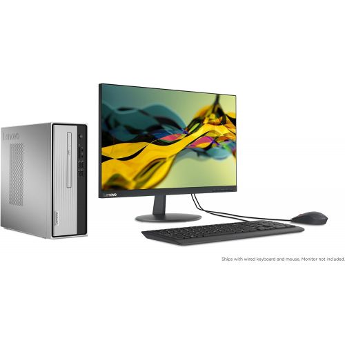 레노버 Lenovo IdeaCentre 3 Desktop Tower, AMD Athlon Silver 3050U Processor, AMD Radeon Graphics, 4GB DDR4, 256GB SSD, WiFi 802.11, Bluetooth, HDMI, 8 USB Ports, Windows 10, 90NT0000US, S