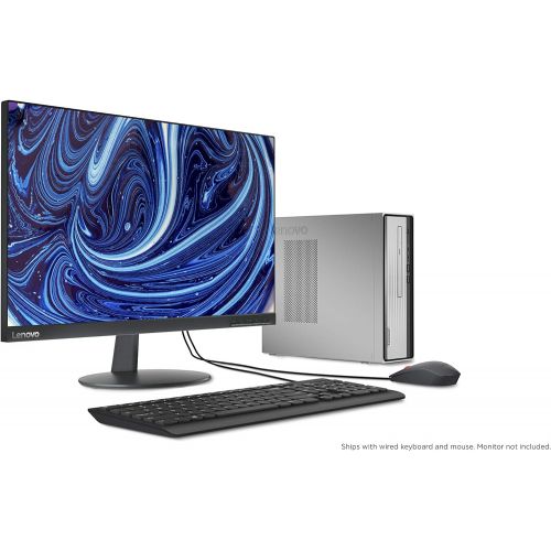 레노버 Lenovo IdeaCentre 3 Desktop Tower, AMD Athlon Silver 3050U Processor, AMD Radeon Graphics, 4GB DDR4, 256GB SSD, WiFi 802.11, Bluetooth, HDMI, 8 USB Ports, Windows 10, 90NT0000US, S