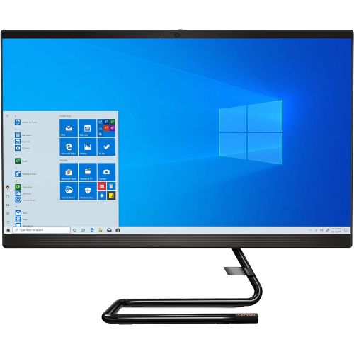 레노버 Lenovo IdeaCentre AIO 3, 24 All-in-One Computer, AMD Ryzen 5 4500U Mobile Processor, Integrated Graphics, 16GB DDR4, 512GB M.2 NVMe SSD, DVD RW Drive, Windows 10, F0EW005SUS, Busin