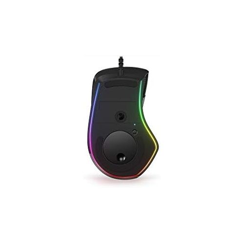 레노버 Lenovo Legion M500 RGB Gaming Mouse, Up to 16000 DPI 50G 400Ips, 7 Programmable Buttons, 3 Zone 16.8Milion Colors RGB, 10G Optional Magnet Weight, 3 Onboard Profile, 50 Million L/R