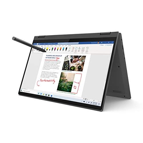 레노버 Lenovo Flex 5 14 2-in-1 Laptop, 14.0 FHD (1920 x 1080) Touch Display, AMD Ryzen 5 4500U Processor, 16GB DDR4, 256GB SSD, AMD Radeon Graphics, Digital Pen Included, Win 10, 81X20005