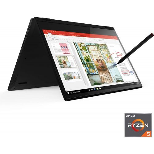 레노버 [아마존베스트]Lenovo Flex 14 2-in-1 Convertible Laptop, 14 Inch FHD Touchscreen Display, AMD Ryzen 5 3500U Processor, 12GB DDR4 RAM, 256GB NVMe SSD, Windows 10, 81SS000DUS, Black, Pen Included