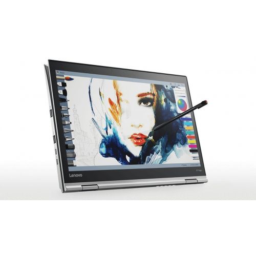 레노버 Lenovo ThinkPad X1 Yoga Multimode Ultrabook - Windows 10 Pro - Intel i7-7600U, 1TB SSD, 16GB RAM, 14 WQHD IPS (2560x1440) Touchscreen with Pen, Fingerprint Reader (Modern Silver)