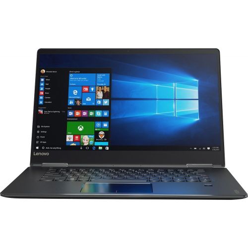 레노버 Lenovo Yoga 2-in-1 15.6 4K UHD IPS Touch-Screen Laptop, Intel Core i7-7500U, 16GB DDR4 RAM, 256GB SSD, NVIDIA GeForce 940MX, Fingerprint Reader, Backlit Keyboard, HDMI, Bluetooth,