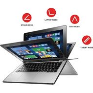 Lenovo Yoga 2 11.6 Convertible 2-in-1 Touchscreen Laptop (2017 Model), Intel Core i3-4012Y Processor, 4GB RAM, 128GB SSD, WiFi, Webcam, HDMI, Bluetooth, No DVD, Windows 10