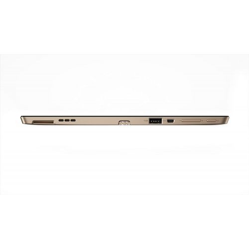 레노버 Lenovo IdeaPad Miix 700, 12.2-Inch Windows Laptop, 2 in 1 Laptop, (Intel Core m7-6Y30, 1.2 GHz, 8GB DDR3, 256 GB SSD, 64 Bit, Windows 10), Gold, 80QL000BUS