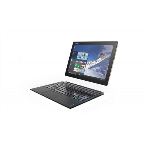 레노버 Lenovo IdeaPad Miix 700, 12.2-Inch Windows Laptop, 2 in 1 Laptop, (Intel Core m7-6Y30, 1.2 GHz, 8GB DDR3, 256 GB SSD, 64 Bit, Windows 10), Gold, 80QL000BUS