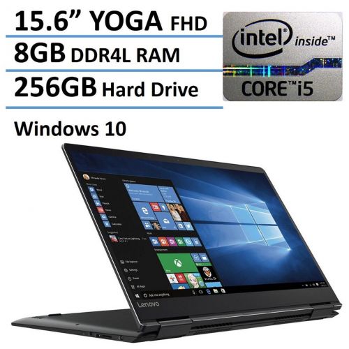 레노버 Lenovo Yoga 710 15.6-Inch 2-in-1 Convertible FHD Touchscreen Premium LaptopTablet (Intel Core i5-6200U 3M Cache 2.8GHz, 8GB DDR4 2133MHz RAM, 256GB SSD, HDMI, Backlit Keyboard, Wi