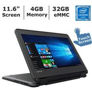 Lenovo N23 2-in-1 Convertible Laptop (2017 ), 11.6 Touchscreen HD IPS Display, Intel Celeron Dual Core Processor up to 2.5 GHz, 4GB RAM, 32GB SSD, Webcam, Bluetooth, Windows 10 Pro