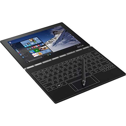 레노버 2018 Lenovo Yoga Book 10.1 FHD Touch IPS 2-in-1 Convertible Tablet PC, Intel Atom x5-Z8550 1.44GHz, 4GB RAM, 64GB SSD, Bluetooth, HD Graphics, Windows 10 Home- Carbon Black
