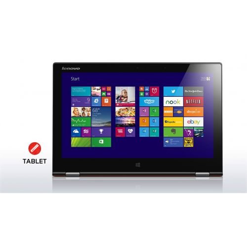 레노버 Lenovo Yoga 2 Pro Convertible Ultrabook Tablet - Intel Core i7-4500U, 512GB SSD HDD, 8GB RAM, 13.3 QHD+ 3200x1800 Touchscreen, Intel HD4400 Graphics, Intel 7260-N WiFi, Bluetooth,