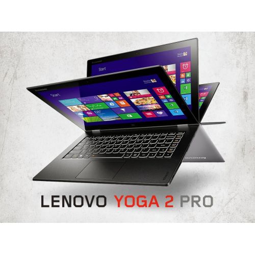 레노버 Lenovo Yoga 2 Pro Convertible Ultrabook Tablet - Intel Core i7-4500U, 512GB SSD HDD, 8GB RAM, 13.3 QHD+ 3200x1800 Touchscreen, Intel HD4400 Graphics, Intel 7260-N WiFi, Bluetooth,